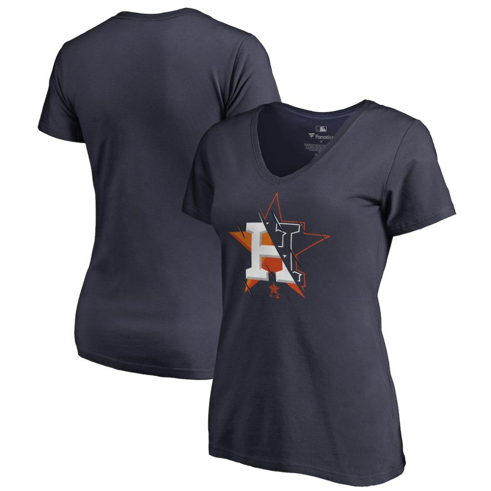 Houston Astros Women's X-Ray V-Neck T-Shirt On Sale