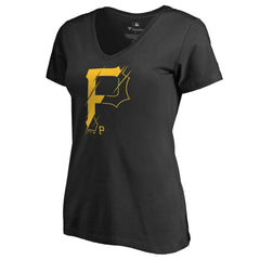 Pittsburgh Pirates Women's X-Ray V-Neck T-Shirt discount