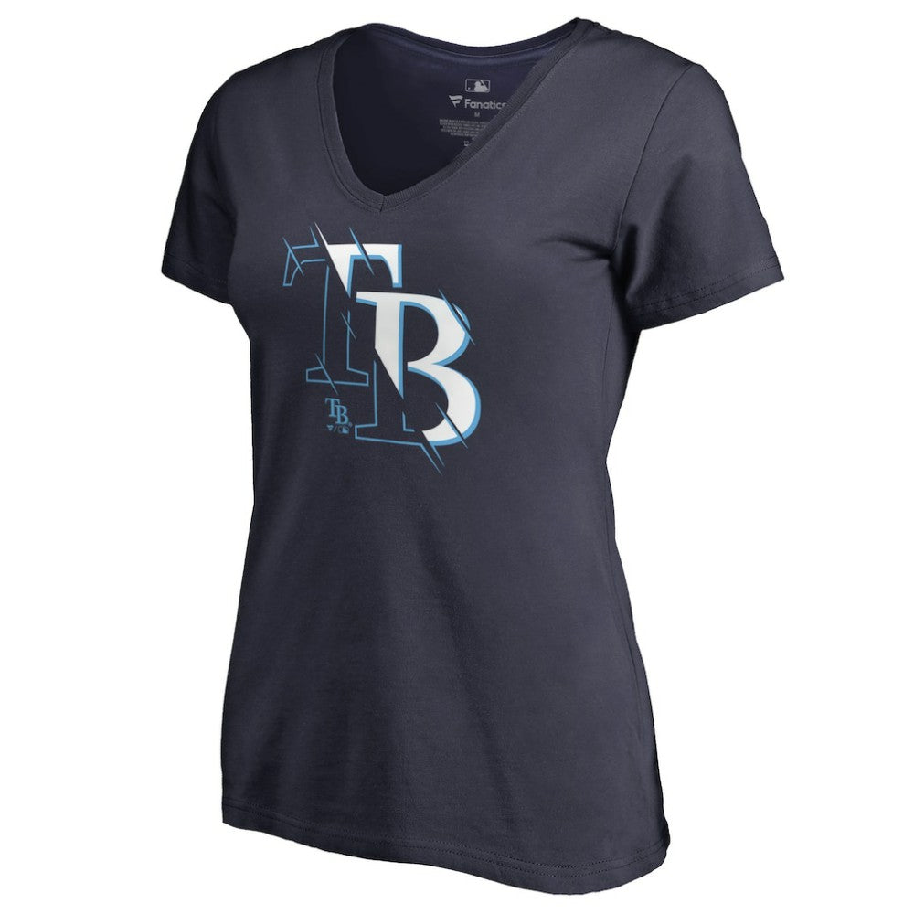 Tampa Bay Rays Women's X-Ray V-Neck T-Shirt On Sale