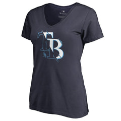 Tampa Bay Rays Women's X-Ray V-Neck T-Shirt On Sale
