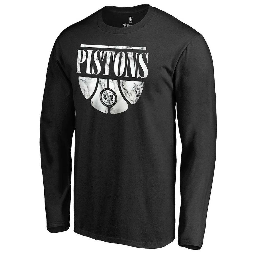 NBA - Detroit Pistons Buckets Long Sleeve T-Shirt - Black