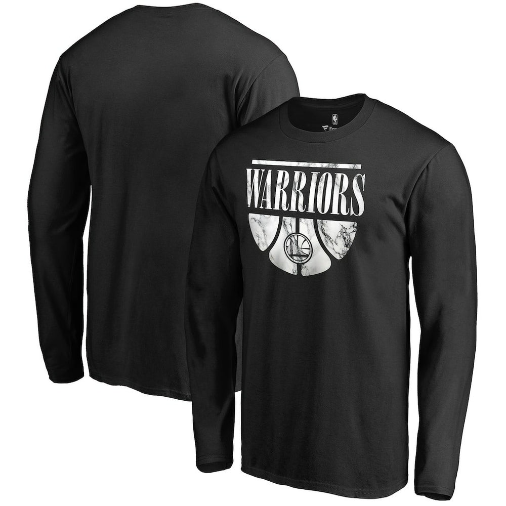 NBA - Golden State Warriors Buckets Long Sleeve T-Shirt - Black