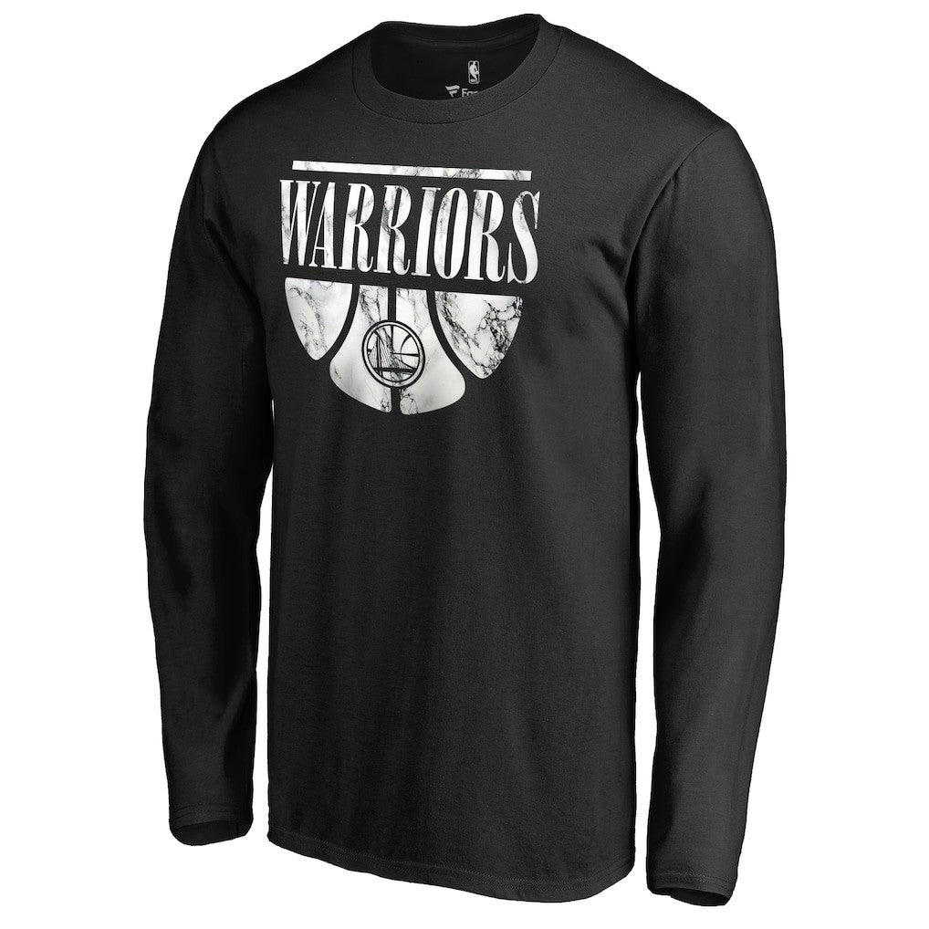 NBA - Golden State Warriors Buckets Long Sleeve T-Shirt - Black