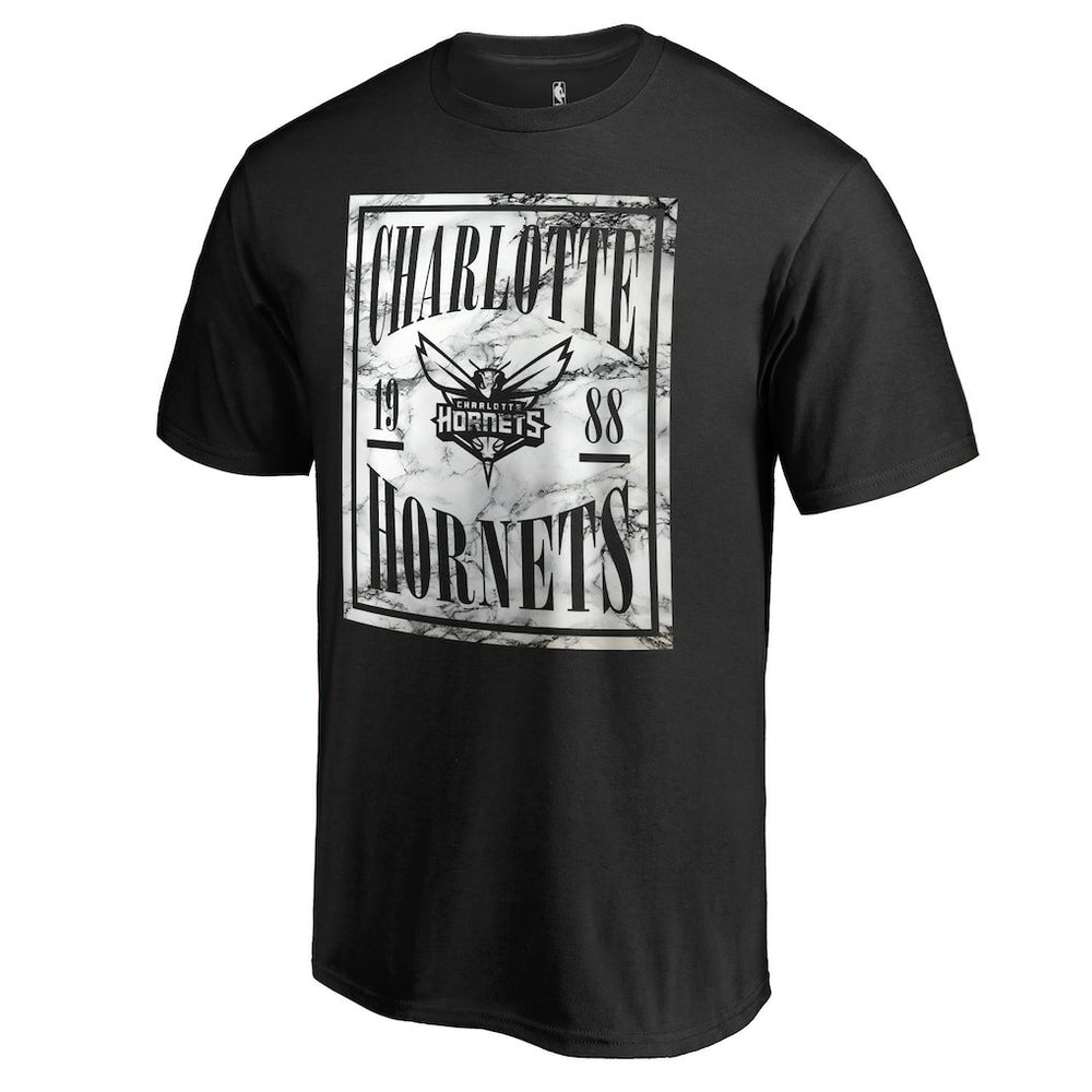 NBA - Charlotte Hornets Black Court Vision T-Shirt
