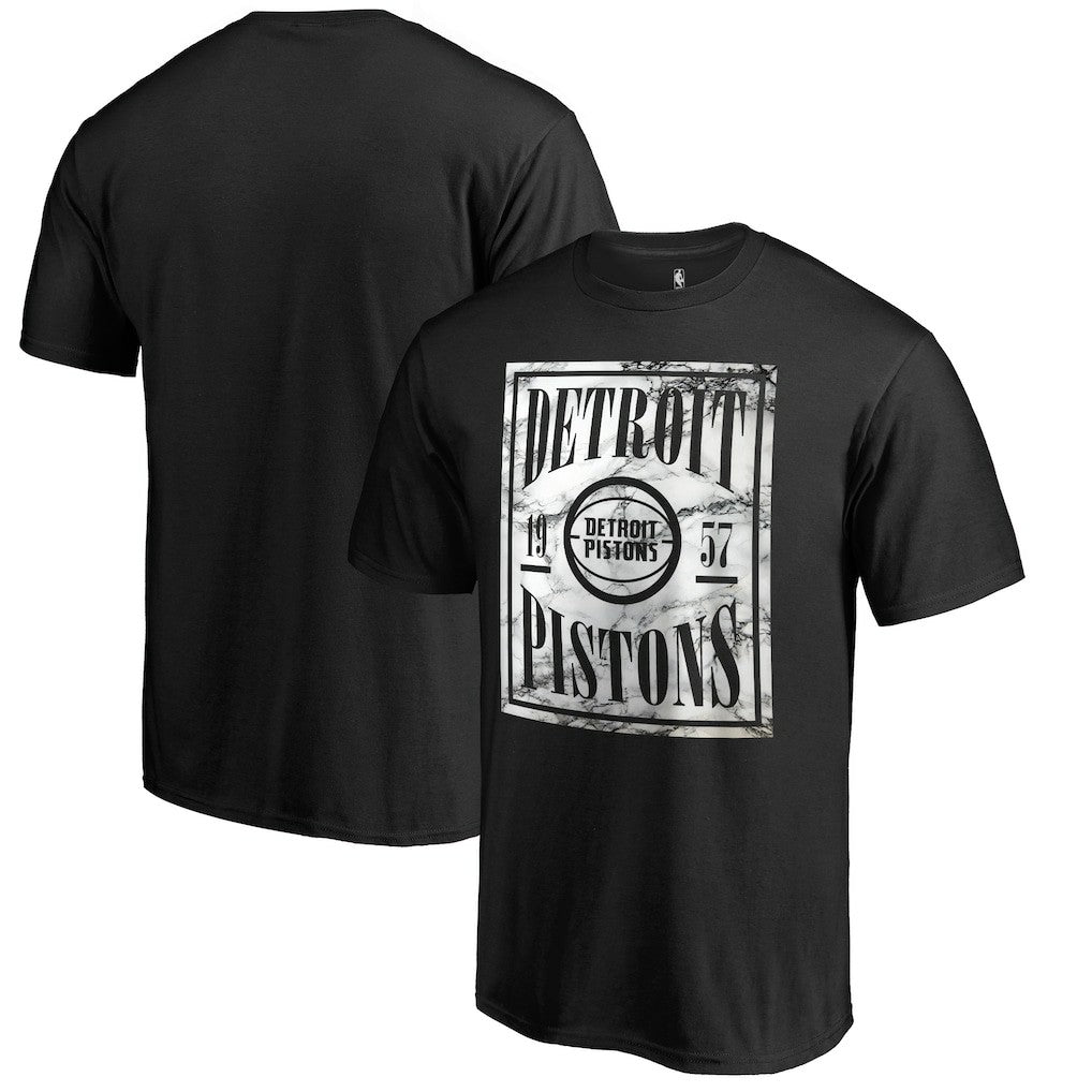 NBA - Detroit Pistons Black Court Vision T-Shirt