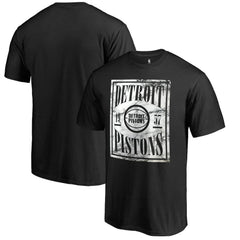 NBA - Detroit Pistons Black Court Vision T-Shirt