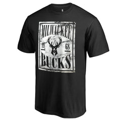 NBA - Milwaukee Bucks Black Court Vision T-Shirt