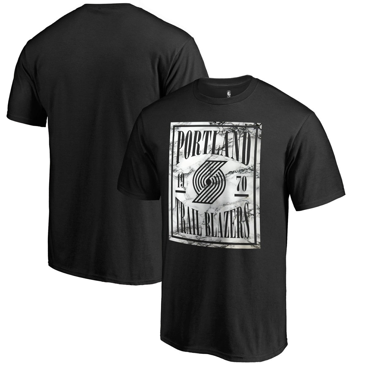 NBA - Portland Trail Blazers Black Court Vision T-Shirt