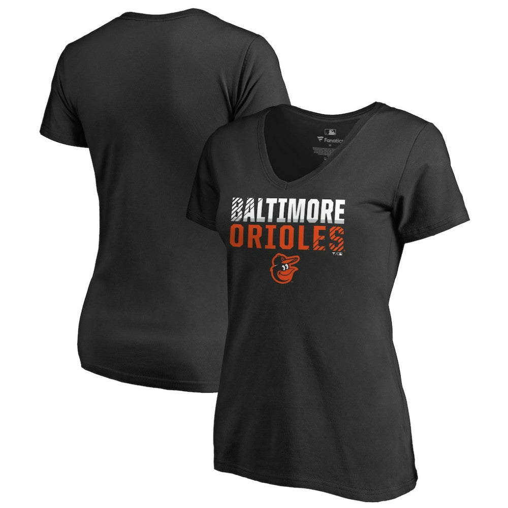 Baltimore Orioles Women's Fade Out V-Neck T-Shirt Near Me