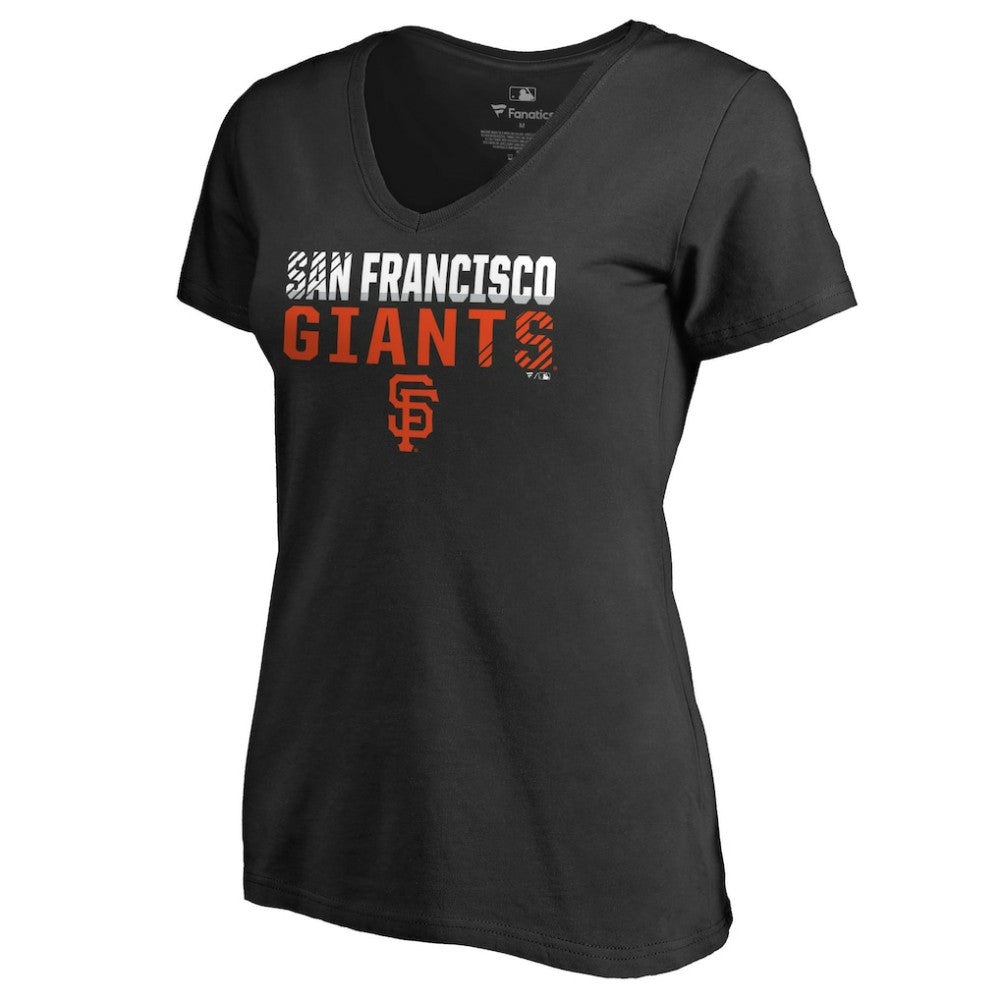 San Francisco Giants Women's Fade Out V-Neck T-Shirt Online