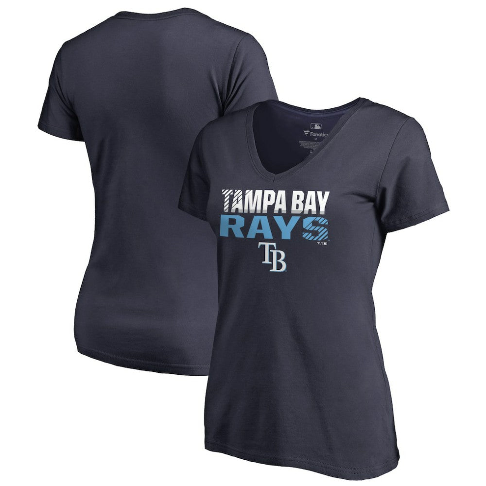 Tampa Bay Rays Women's Fade Out V-Neck T-Shirt Near Me