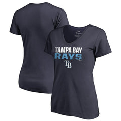 Tampa Bay Rays Women's Fade Out V-Neck T-Shirt Near Me