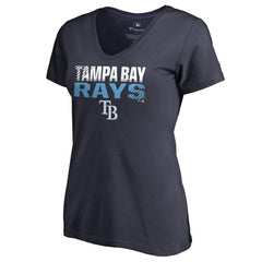 Tampa Bay Rays Women's Fade Out V-Neck T-Shirt Near Me