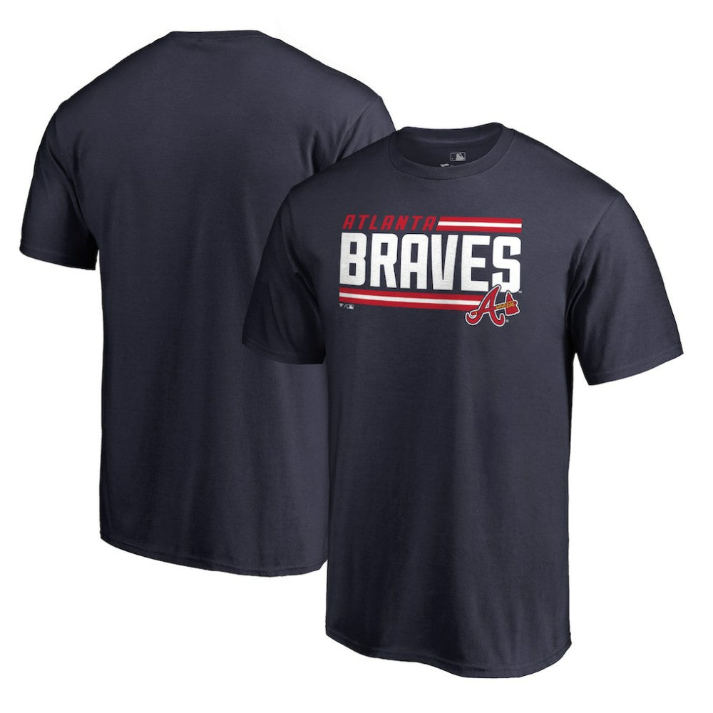 Atlanta Braves Onside Stripe T-Shirt discount