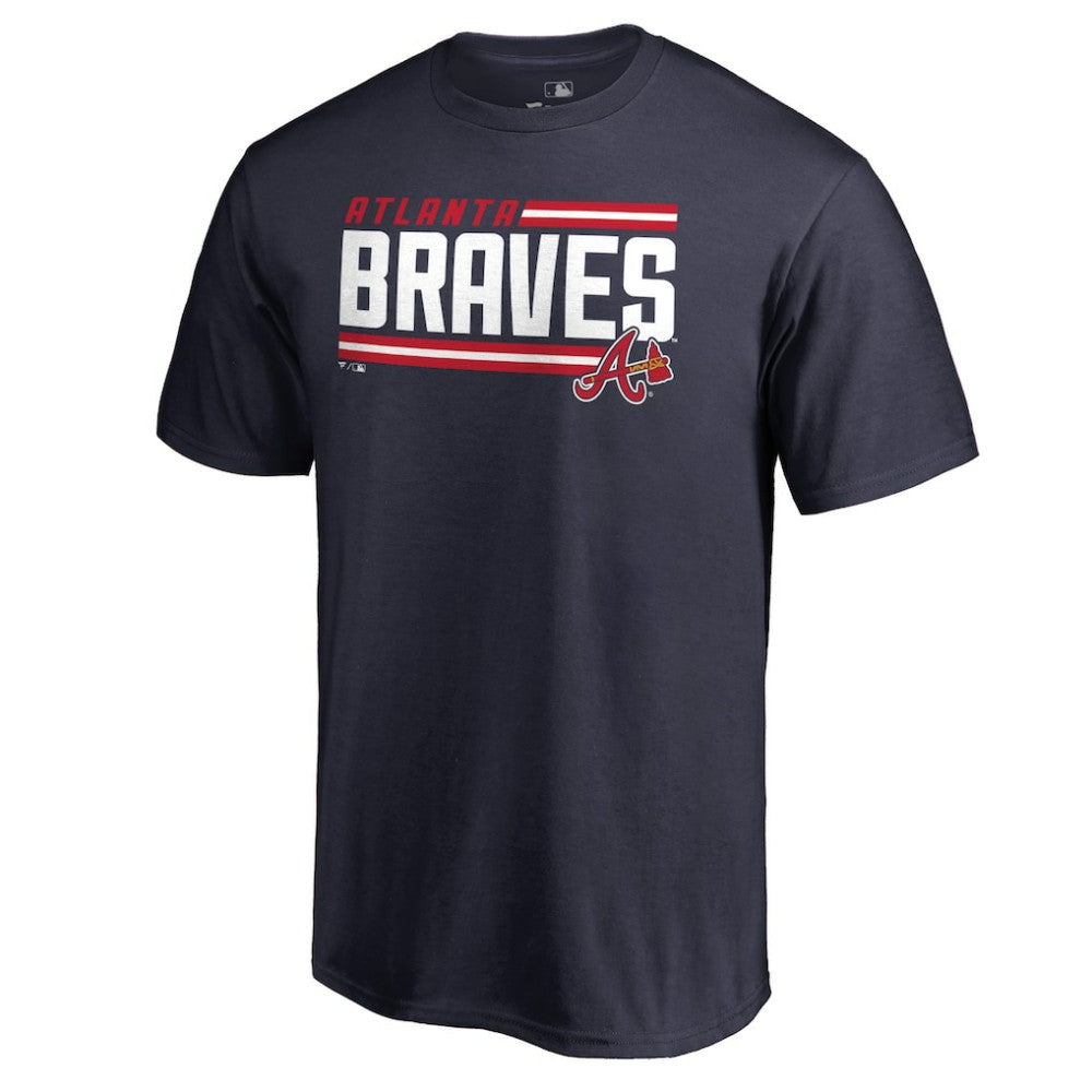 Atlanta Braves Onside Stripe T-Shirt discount