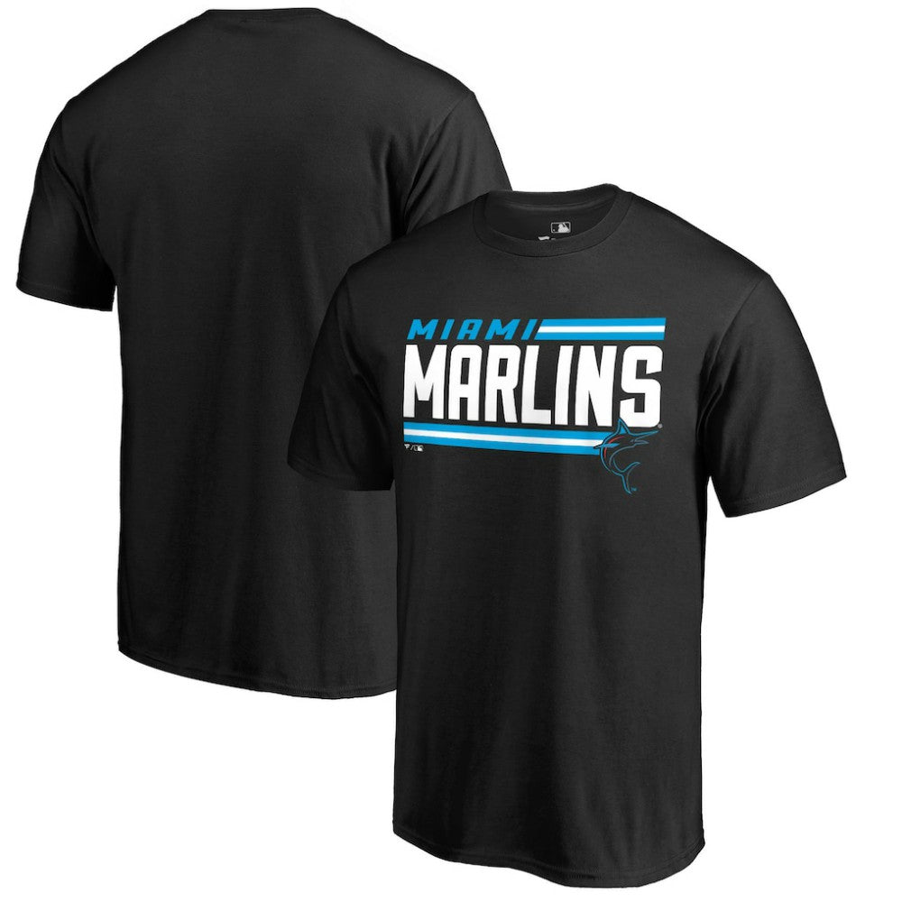 Miami Marlins Onside Stripe T-Shirt Lifestyle