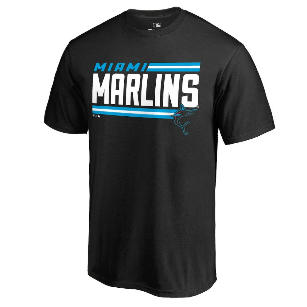Miami Marlins Onside Stripe T-Shirt Lifestyle