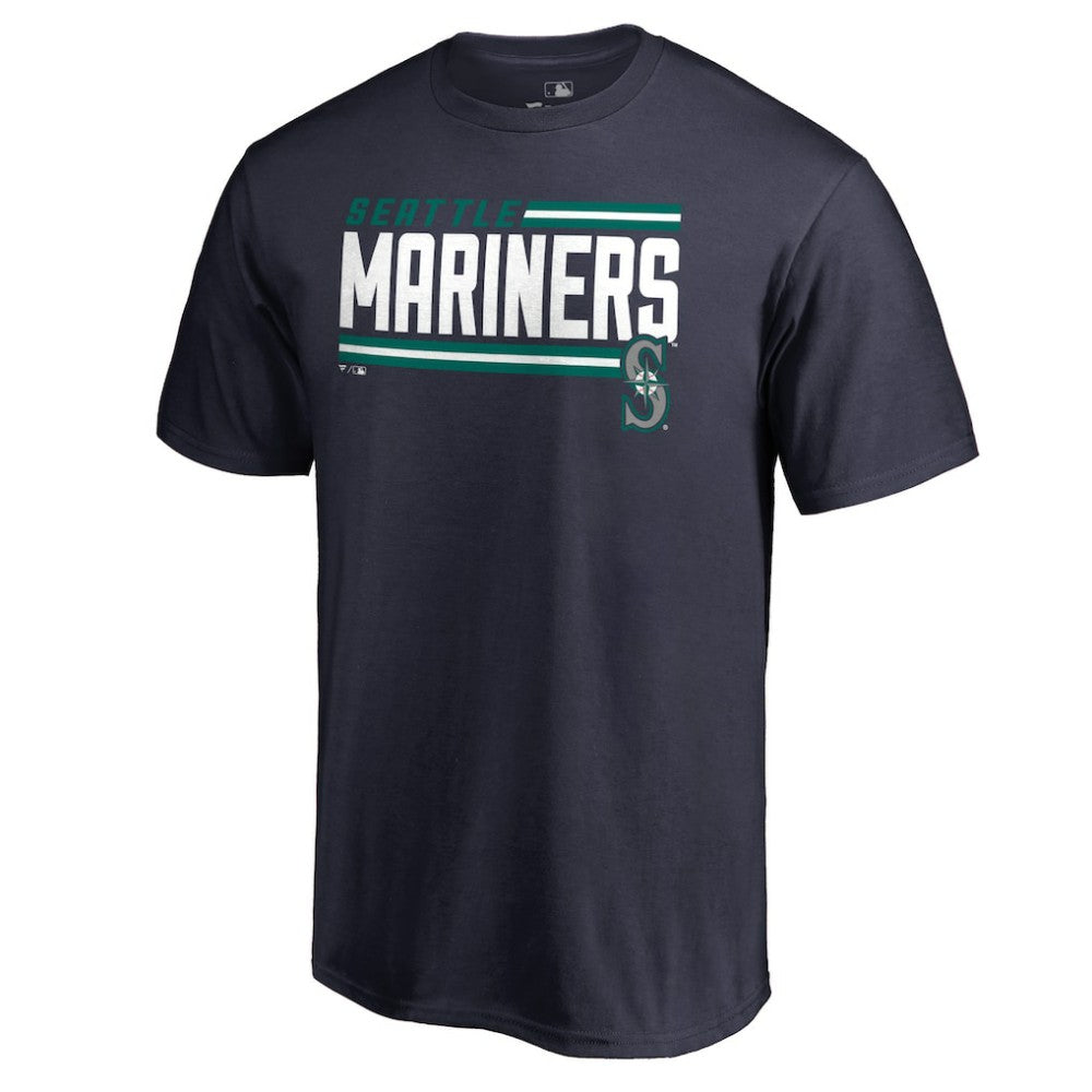 Seattle Mariners Onside Stripe T-Shirt On Sale
