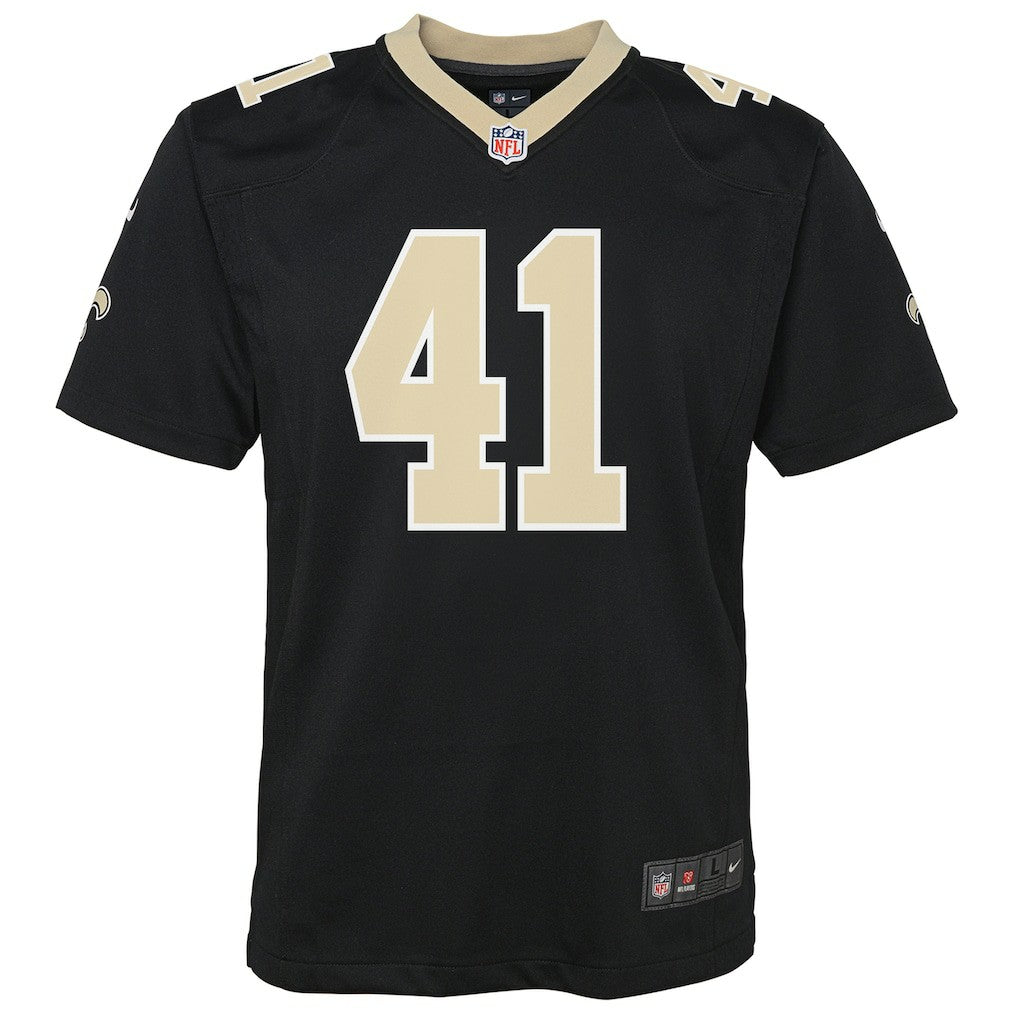 Alvin Kamara New Orleans Saints Youth Game Jersey Black - Nike