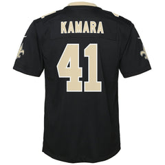 Alvin Kamara New Orleans Saints Youth Game Jersey Black - Nike