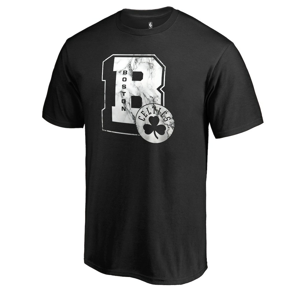 NBA - Boston Celtics Letterman T-Shirt - Black