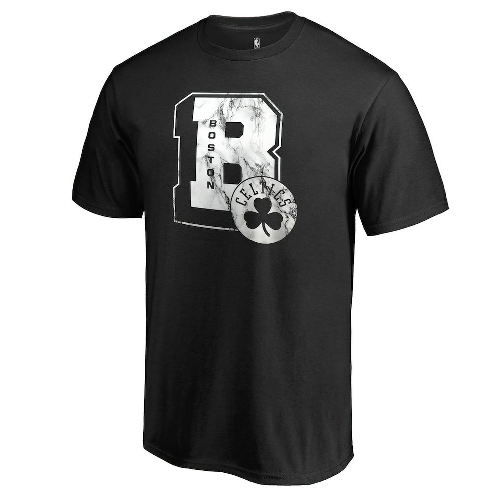 NBA - Boston Celtics Letterman T-Shirt - Black