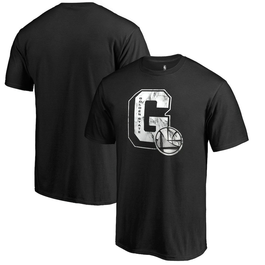 NBA - Golden State Warriors Letterman T-Shirt - Black