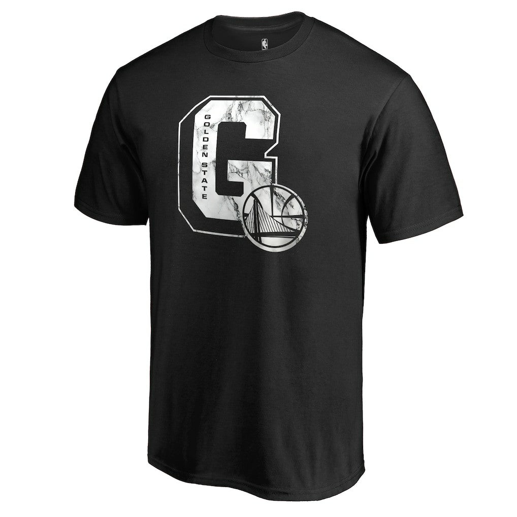 NBA - Golden State Warriors Letterman T-Shirt - Black