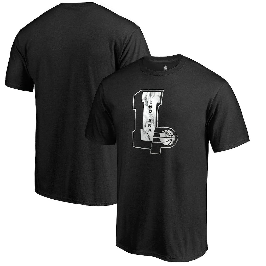 NBA - Indiana Pacers Letterman T-Shirt - Black