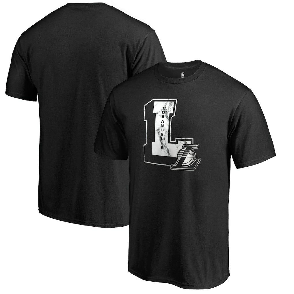 NBA - Los Angeles Lakers Letterman T-Shirt - Black