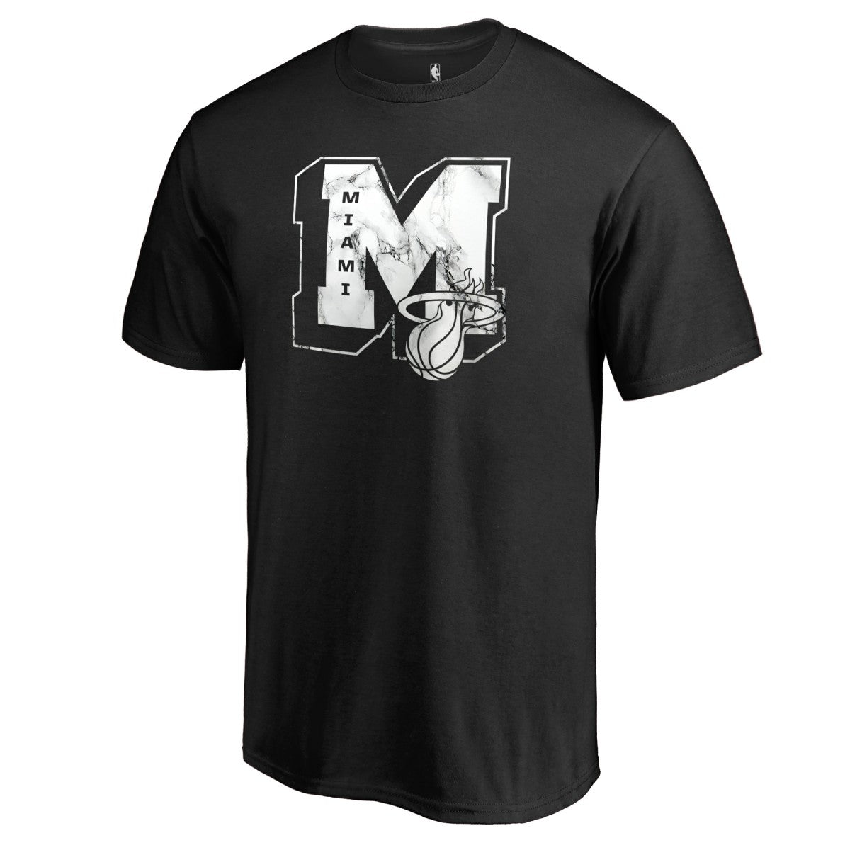 NBA - Miami Heat Letterman T-Shirt - Black