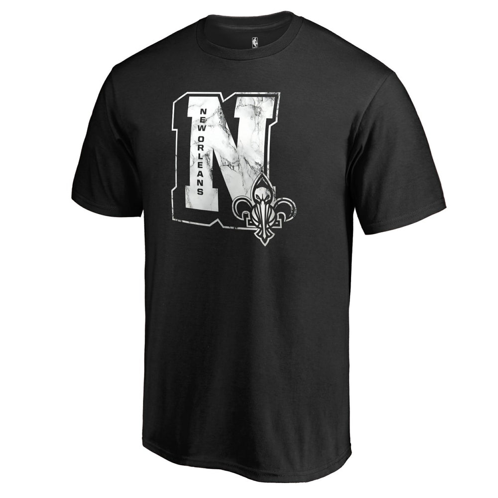NBA - New Orleans Pelicans Letterman T-Shirt - Black