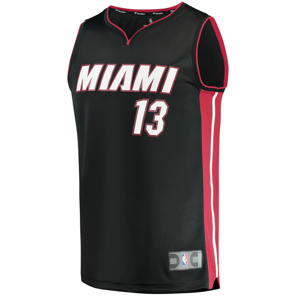 Fanatics - Bam Adebayo Miami Heat Fast Break Replica Player Jersey - Icon Edition - Black