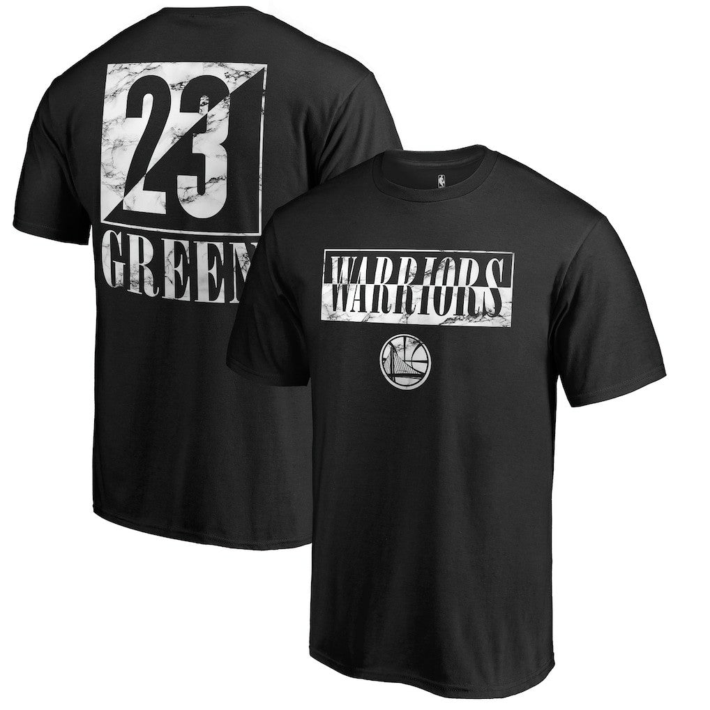 NBA - Draymond Green Golden State Warriors Yin & Yang Name and Number T-Shirt - Black