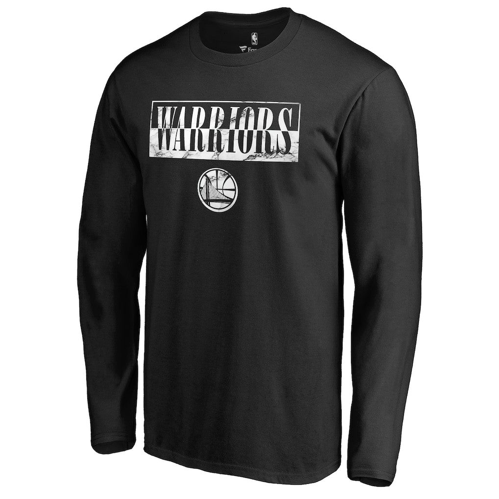 NBA - Draymond Green Golden State Warriors Yin & Yang Name and Number Long Sleeve T-Shirt - Black