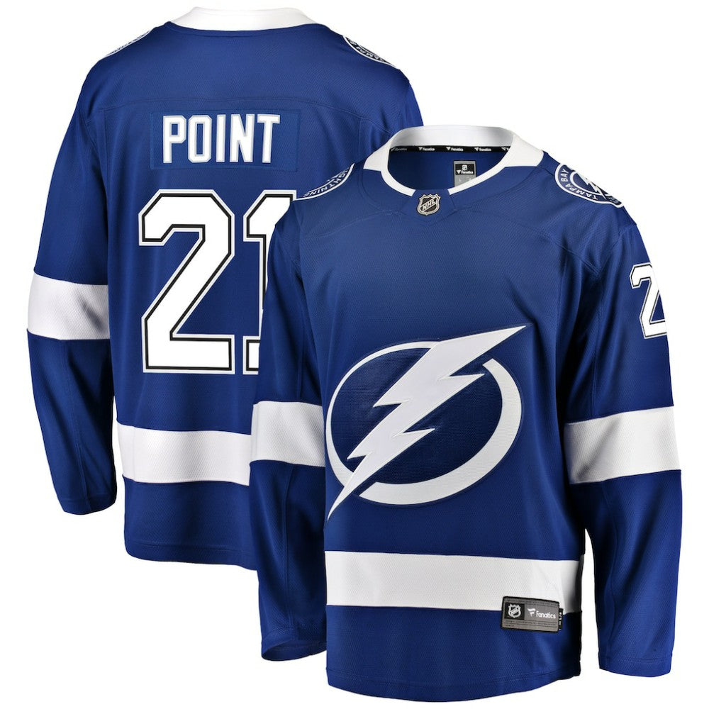 Brayden Point Tampa Bay Lightning Fanatics Home Breakaway Player Jersey - Blue | NHL Jerseys