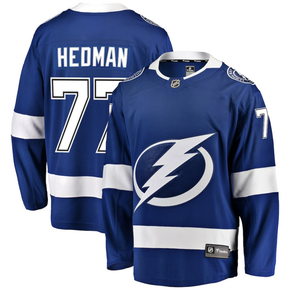 Victor Hedman Tampa Bay Lightning Fanatics Home Breakaway Player Jersey - Blue | NHL Jerseys