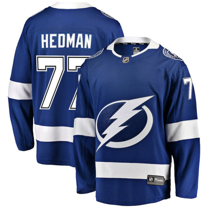 Victor Hedman Tampa Bay Lightning Fanatics Home Breakaway Player Jersey - Blue | NHL Jerseys