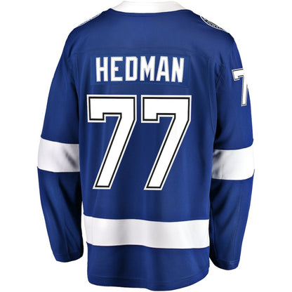 Victor Hedman Tampa Bay Lightning Fanatics Home Breakaway Player Jersey - Blue | NHL Jerseys