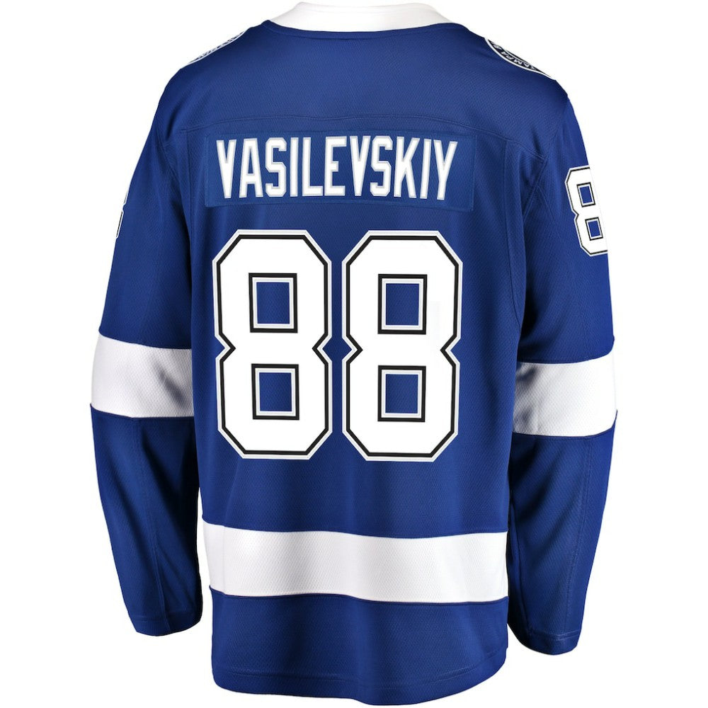 Andrei Vasilevskiy Tampa Bay Lightning Fanatics Home Breakaway Player Jersey - Blue | NHL Jerseys
