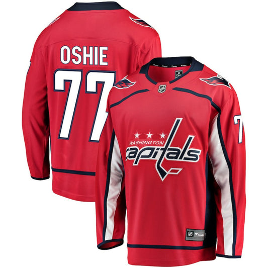 TJ Oshie Washington Capitals Fanatics Breakaway Jersey - Red | NHL Jerseys