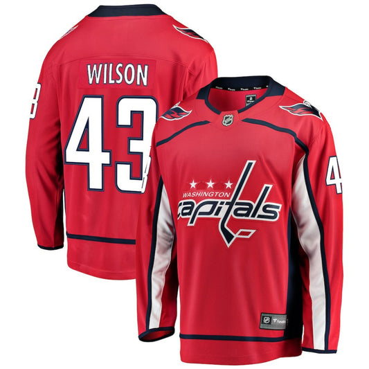 Tom Wilson Washington Capitals Fanatics Home Breakaway Player Jersey - Red | NHL Jerseys