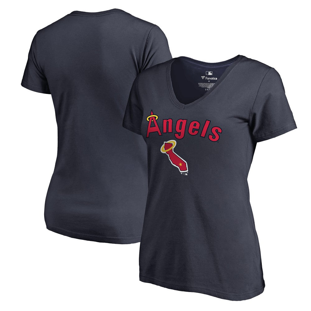 California Angels Women's Core Wahconah V-Neck T-Shirt discount