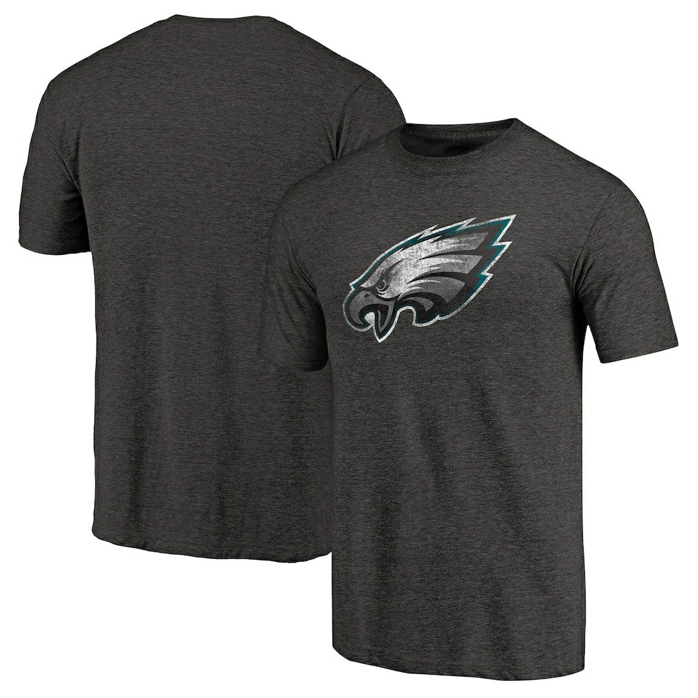 Philadelphia Eagles Team Secondary Tri-Blend T-Shirt Heathered Black - NFL
