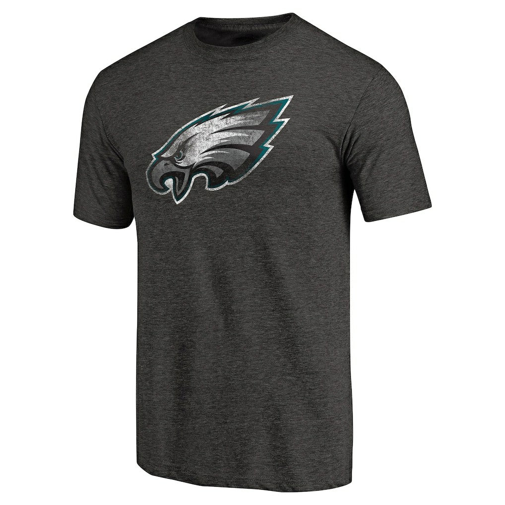 Philadelphia Eagles Team Secondary Tri-Blend T-Shirt Heathered Black - NFL