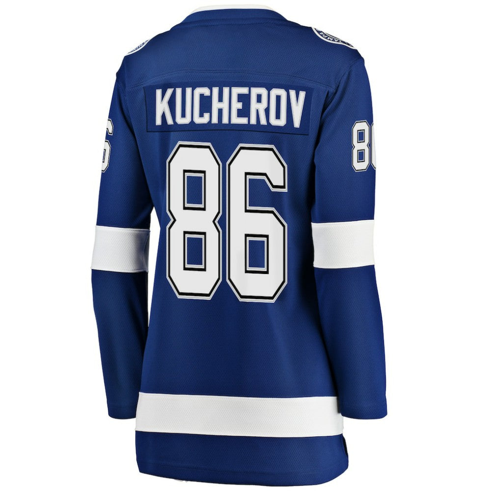 Nikita Kucherov Tampa Bay Lightning Fanatics Women's Home Breakaway Jersey - Blue | NHL Jerseys