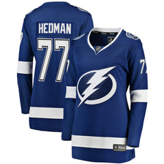 Victor Hedman Tampa Bay Lightning - Fanatics Women's Home Breakaway Jersey Blue