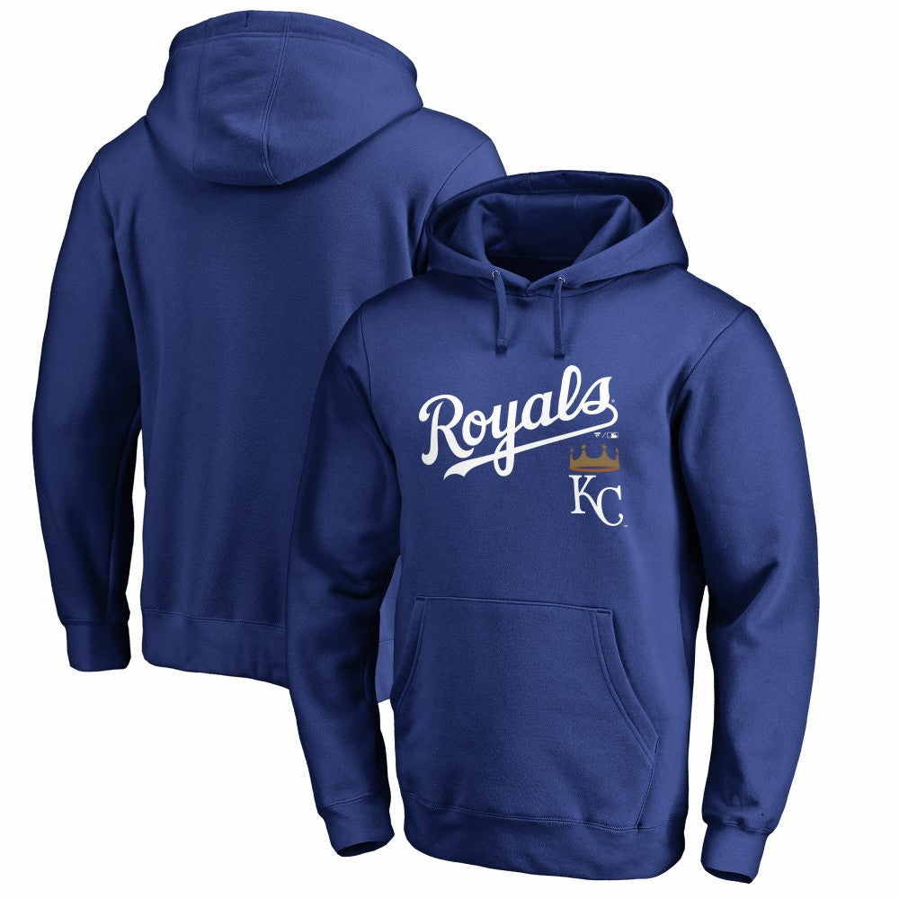 Kansas City Royals Team Lockup Fitted Pullover Hoodie discount