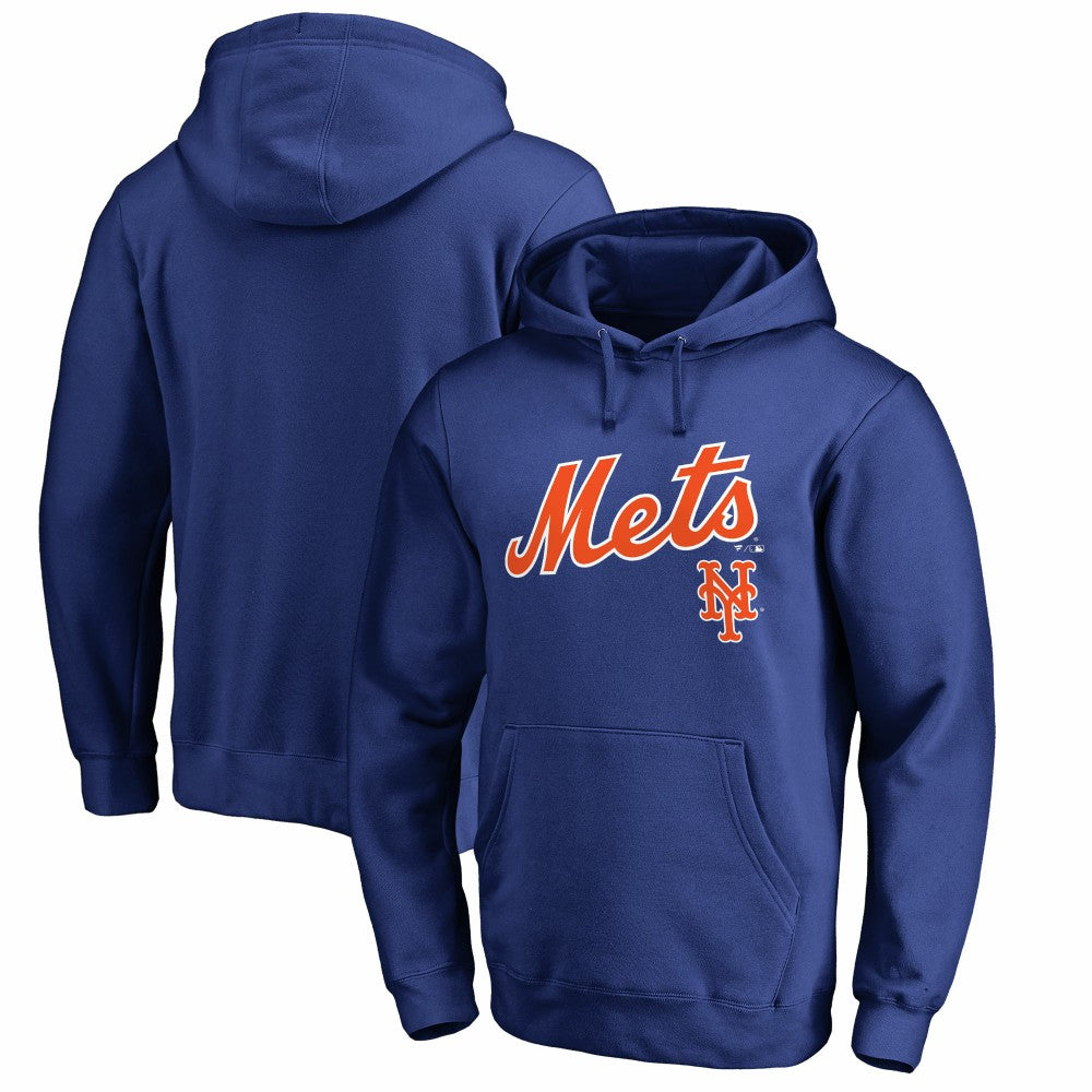 New York Mets Team Lockup Fitted Pullover Hoodie for sale