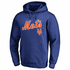 New York Mets Team Lockup Fitted Pullover Hoodie for sale